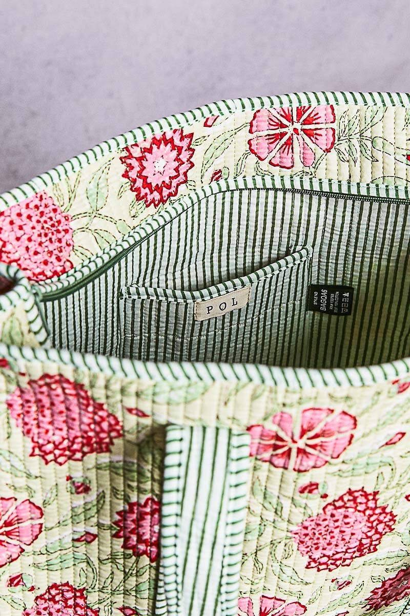 Mint Bohemian Detail Tote Bag