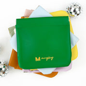 Kelly Green Squeeze Coin Purse Wallet