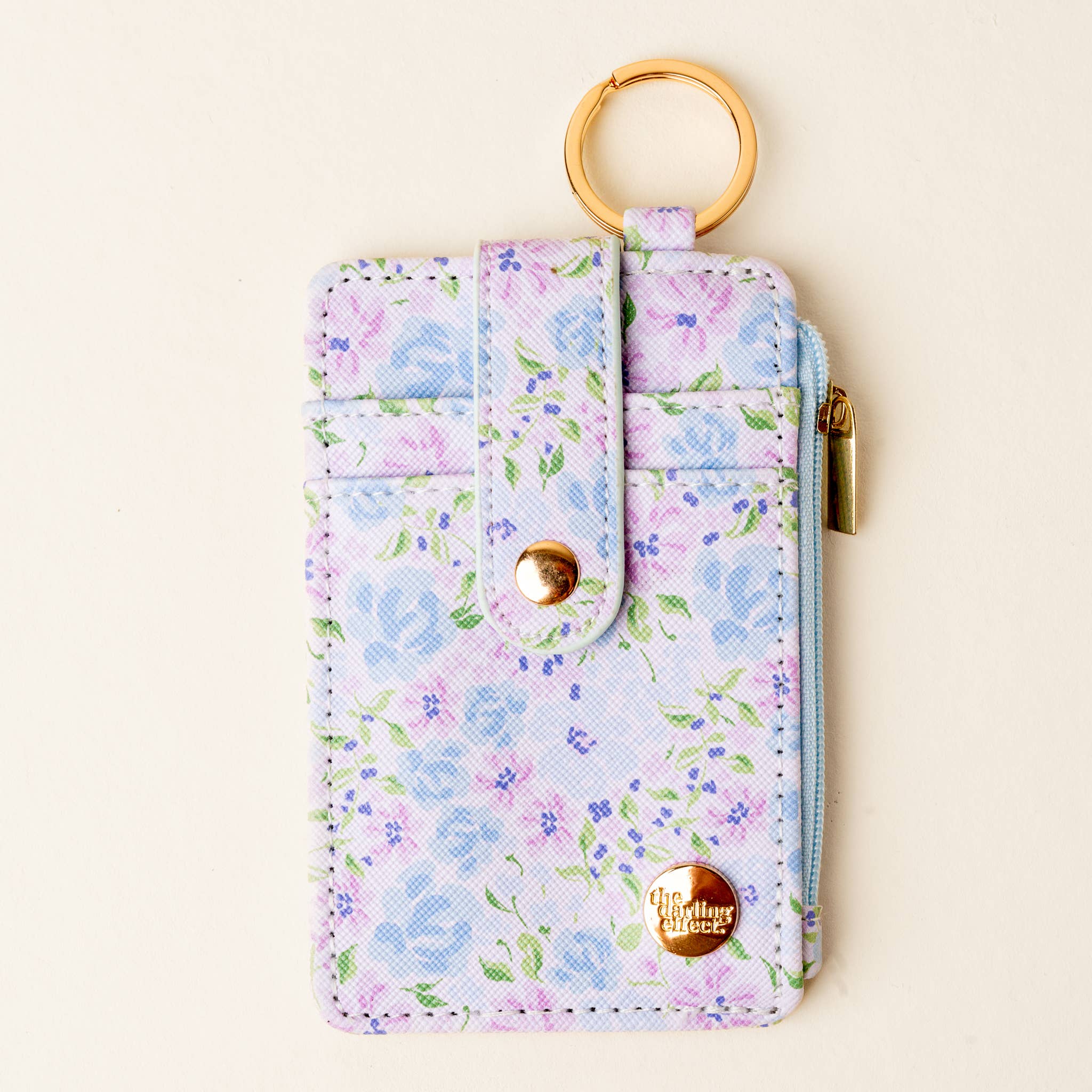 Keychain Wallet-Secret Garden Blue