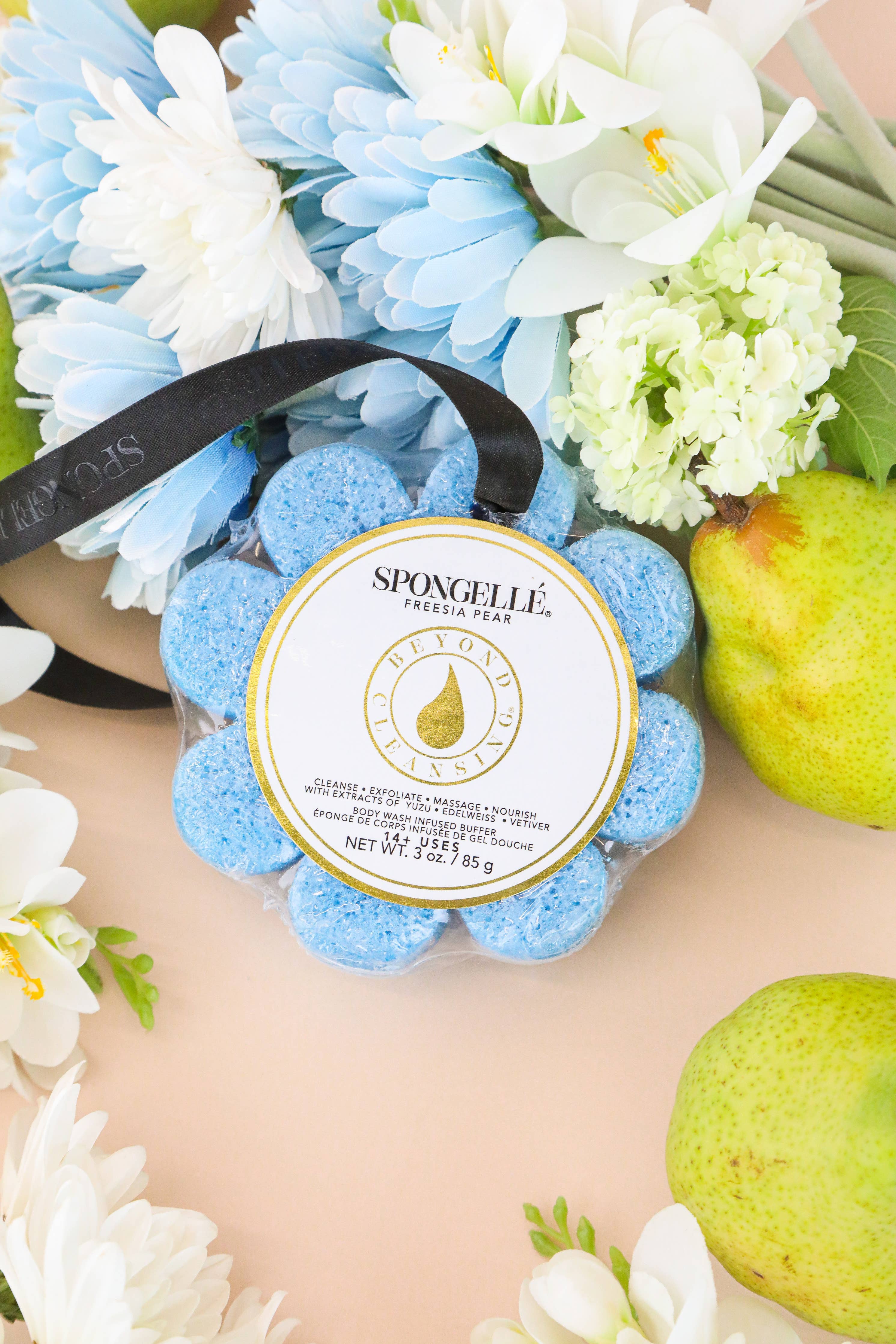 Freesia Pear Wild Flower | Soap Sponge | Soap Buffer | Clean