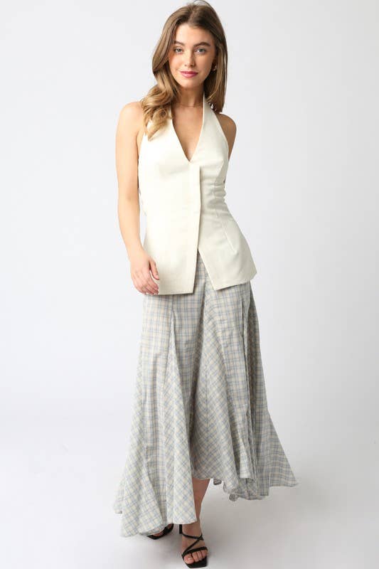 Lisa Checkered Skirt