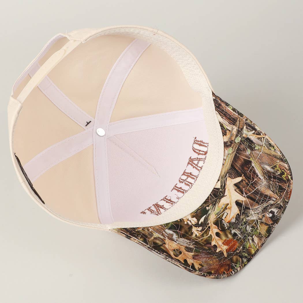 Camo DARLIN' Embroidery Trucker Hat