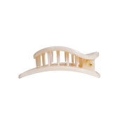 Flat Circle Hair Clip | Medium | Almond Beige