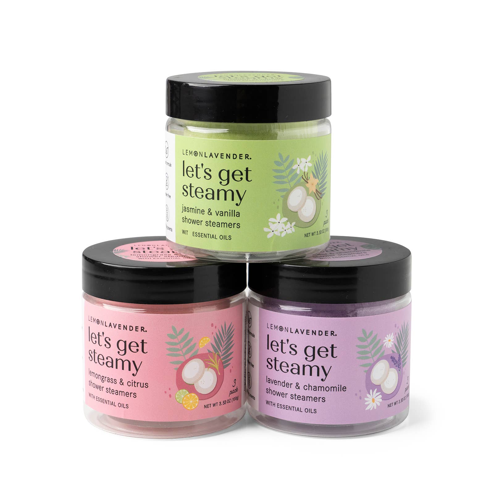 Lemon Lavender Shower Steamers 3 pack