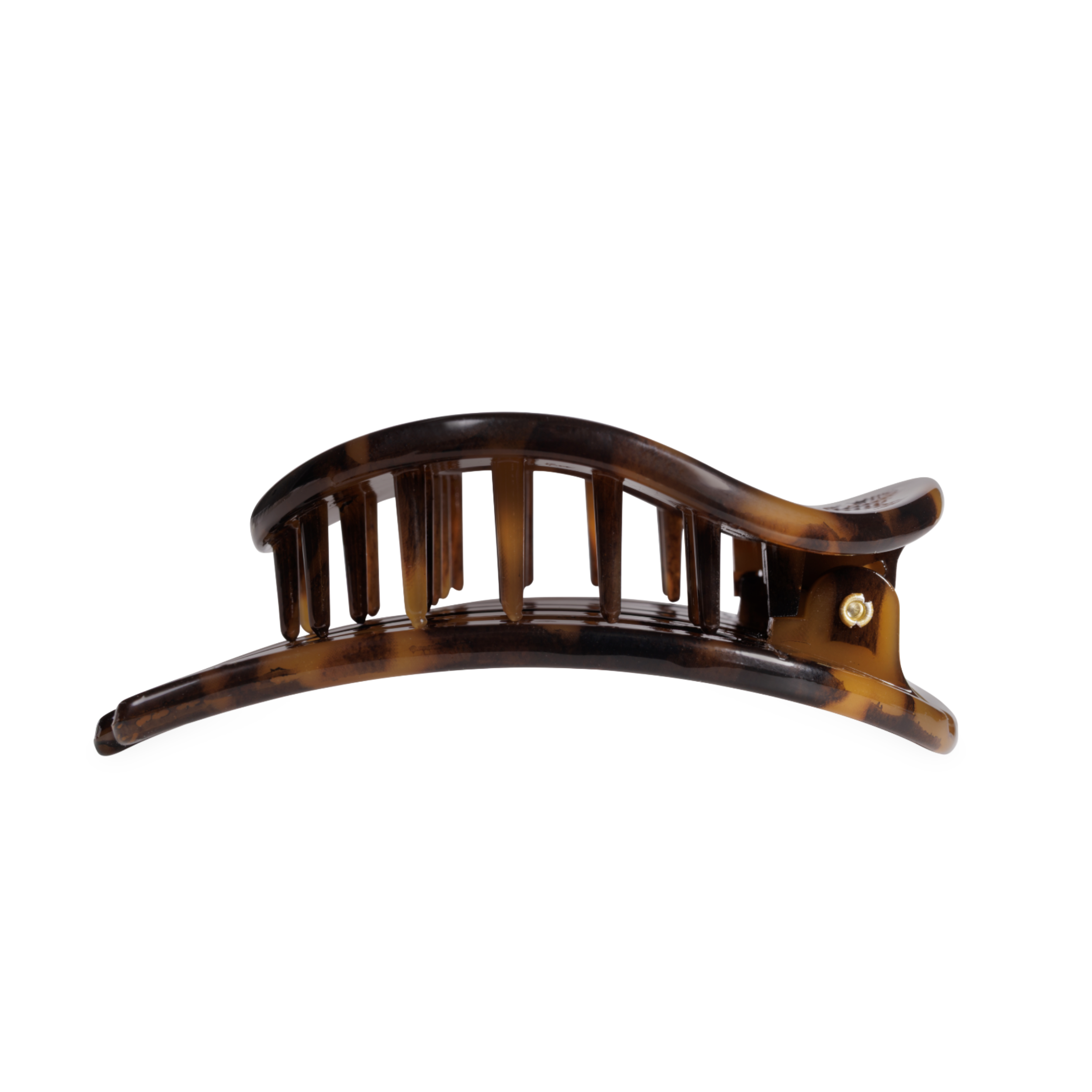 Flat Circle Hair Clip | Large | Tortoise