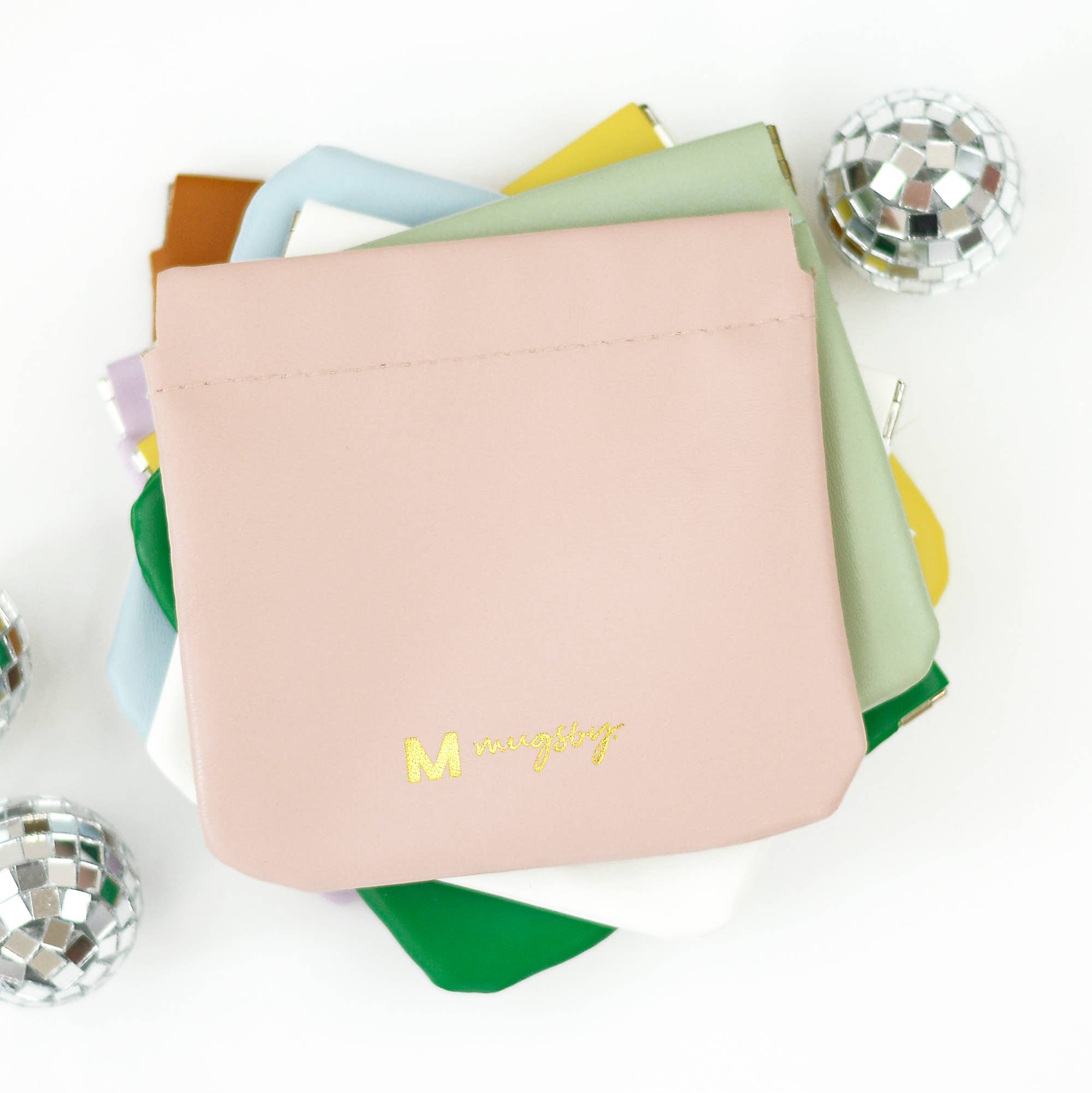 Purple Squeeze Coin Purse Wallet