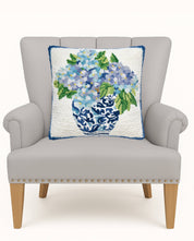 Rhapsody In Blue Hook Pillow