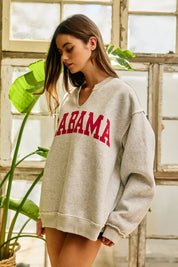 Alabama Reversible Oversized Pullover