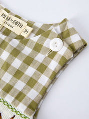 Green Fish Baby Boy Romper