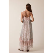 Cream Floral Cami Maxi Dress