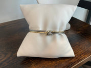 Two Tone Knotted Bangle