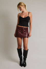 Black Layered Bra Tank Top