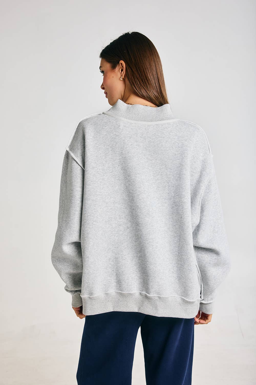Gray PHIL 4:13 Mockneck