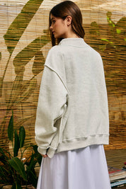 Nash Embroidered Mockneck Sweatshirt