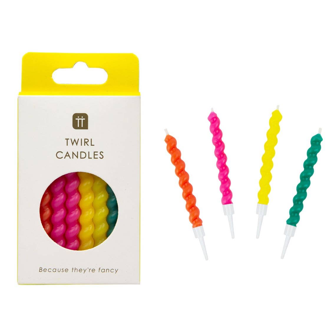 Twirl Birthday Candles - 8 Pack — 8 count and plastic-free products