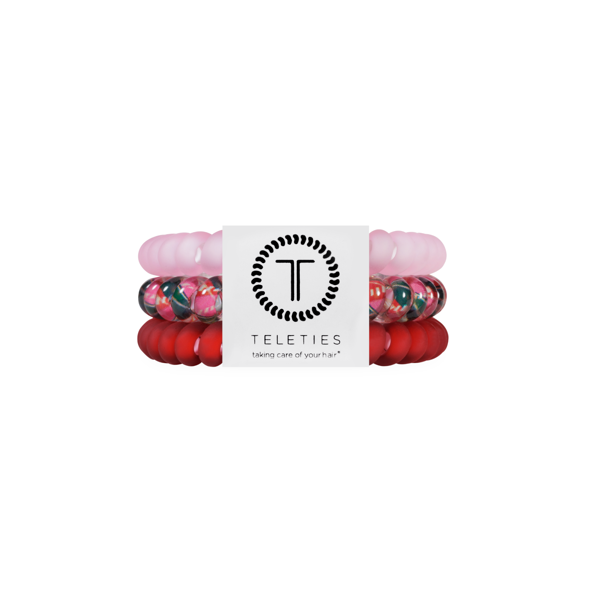 Spiral Hair Coils | Small | Tied in Tartan