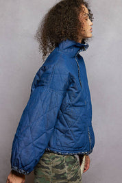 Blue Paisley Reversible Jacket