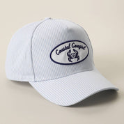 Coastal Cowgirl Crab Patch Seersucker Trucker Hat