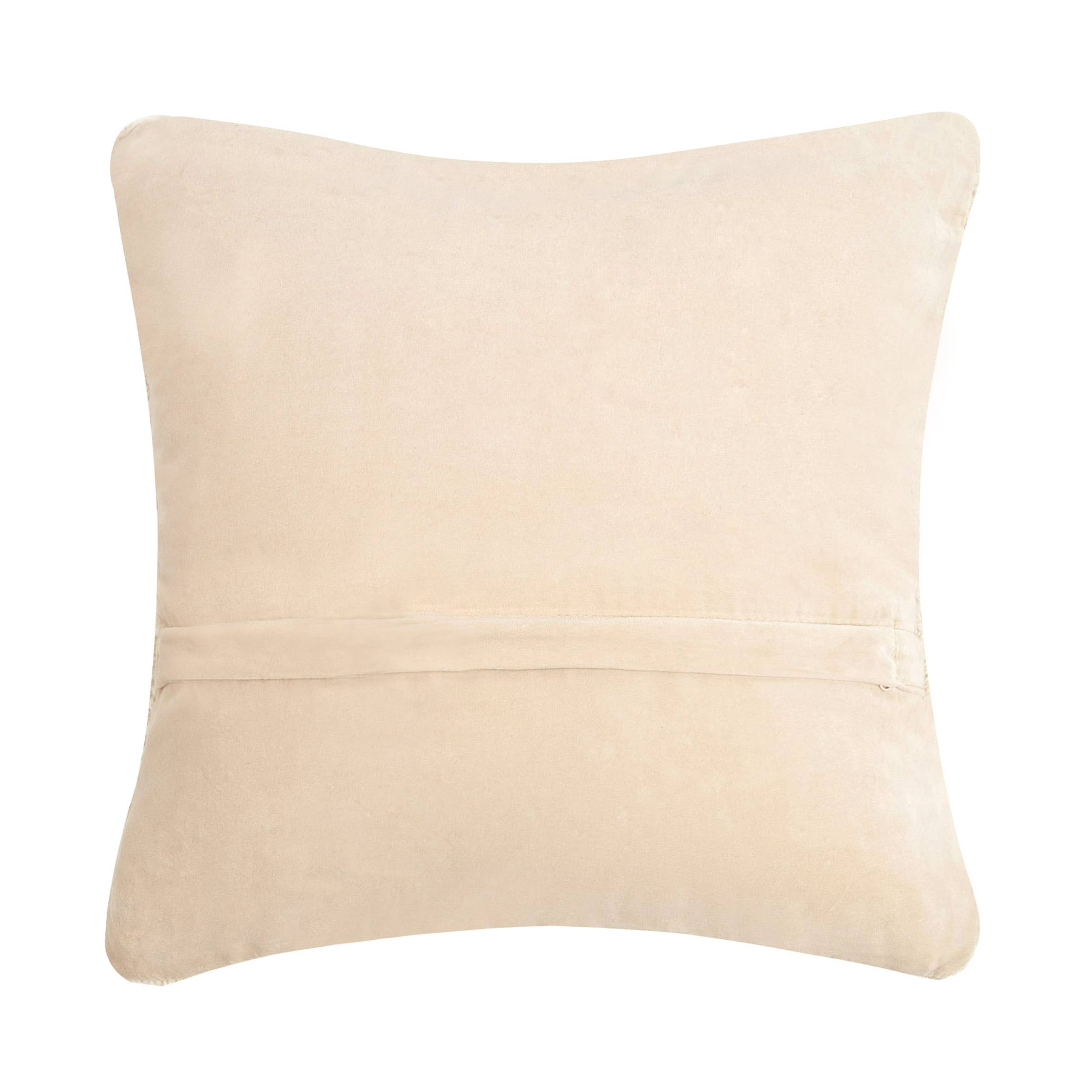 Cream Golden Retriever With Wreath Hook Pillow