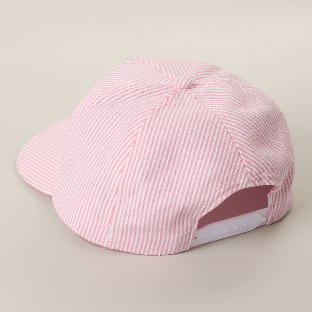 Light Pink Surfing Bear Trucker Hat