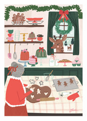 Mrs Claus Bakery Christmas Jigsaw Puzzle 300pc