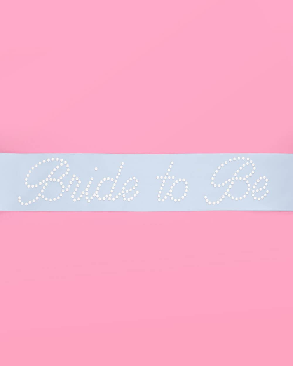 Bride To Be Pearl & Blue Sash