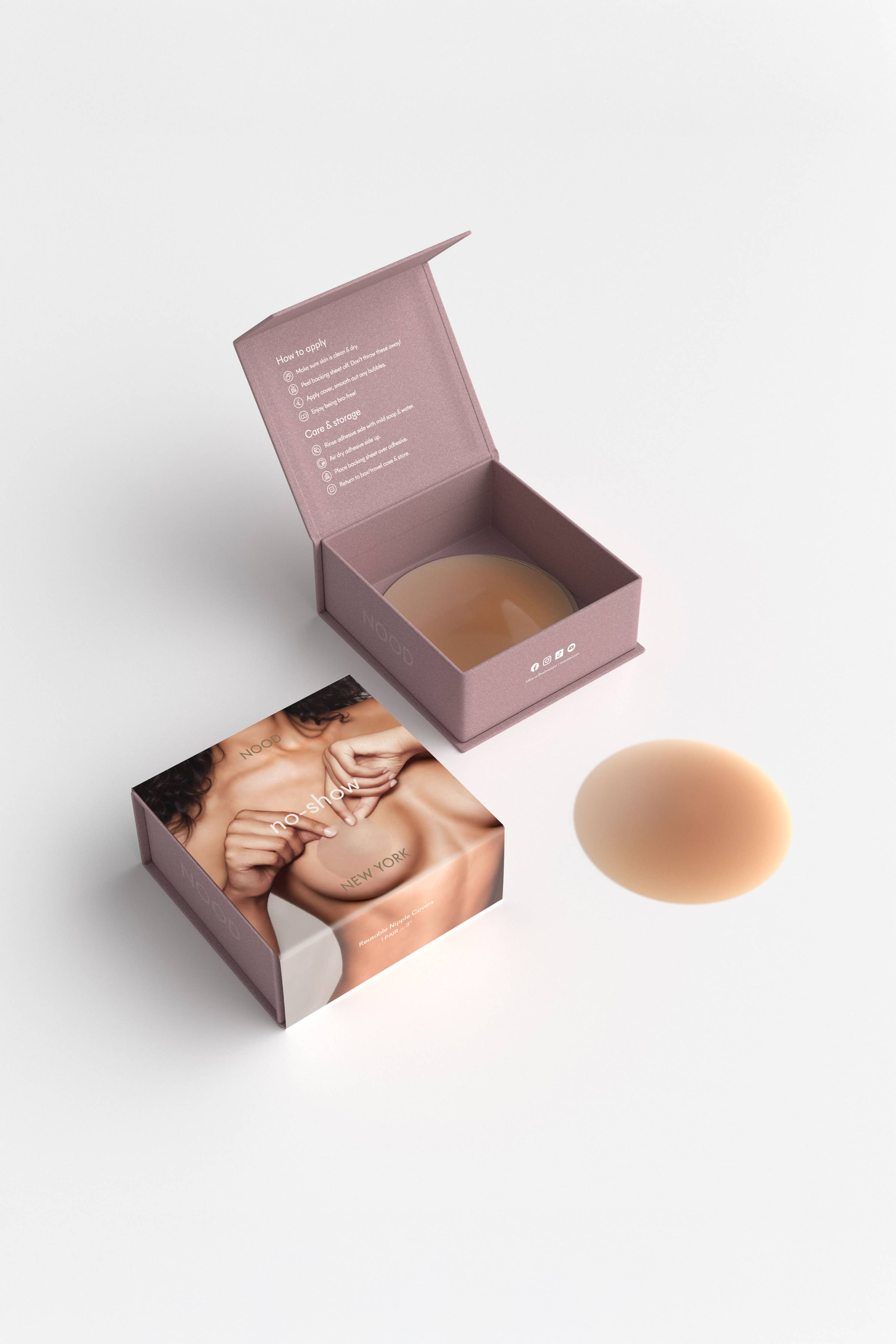 Reusable Adhesive Nipple Covers