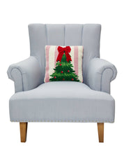 Pink Stripe Tree w/Ribbon Hook Pillow