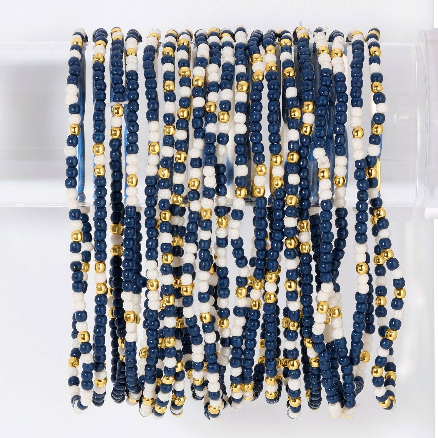 Stretch Seed Assorted Bead GAME DAY Bracelets