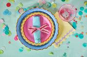 Rainbow Ric Rac Assorted Dinner Plates (10 ct) — view 10