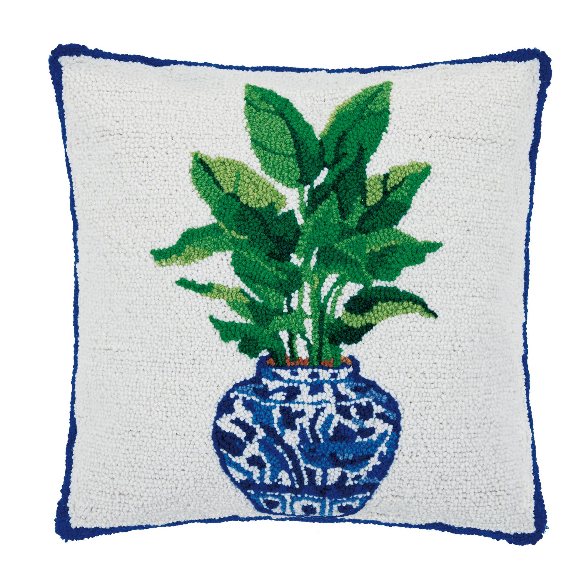 Blue Bird Of Paradise Hook Pillow - Sally Eckman Roberts