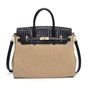 Beige Bertha Satchel