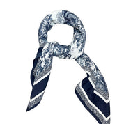 Blue Ink Art Velvet Scarf from Ninety Nine Boutique