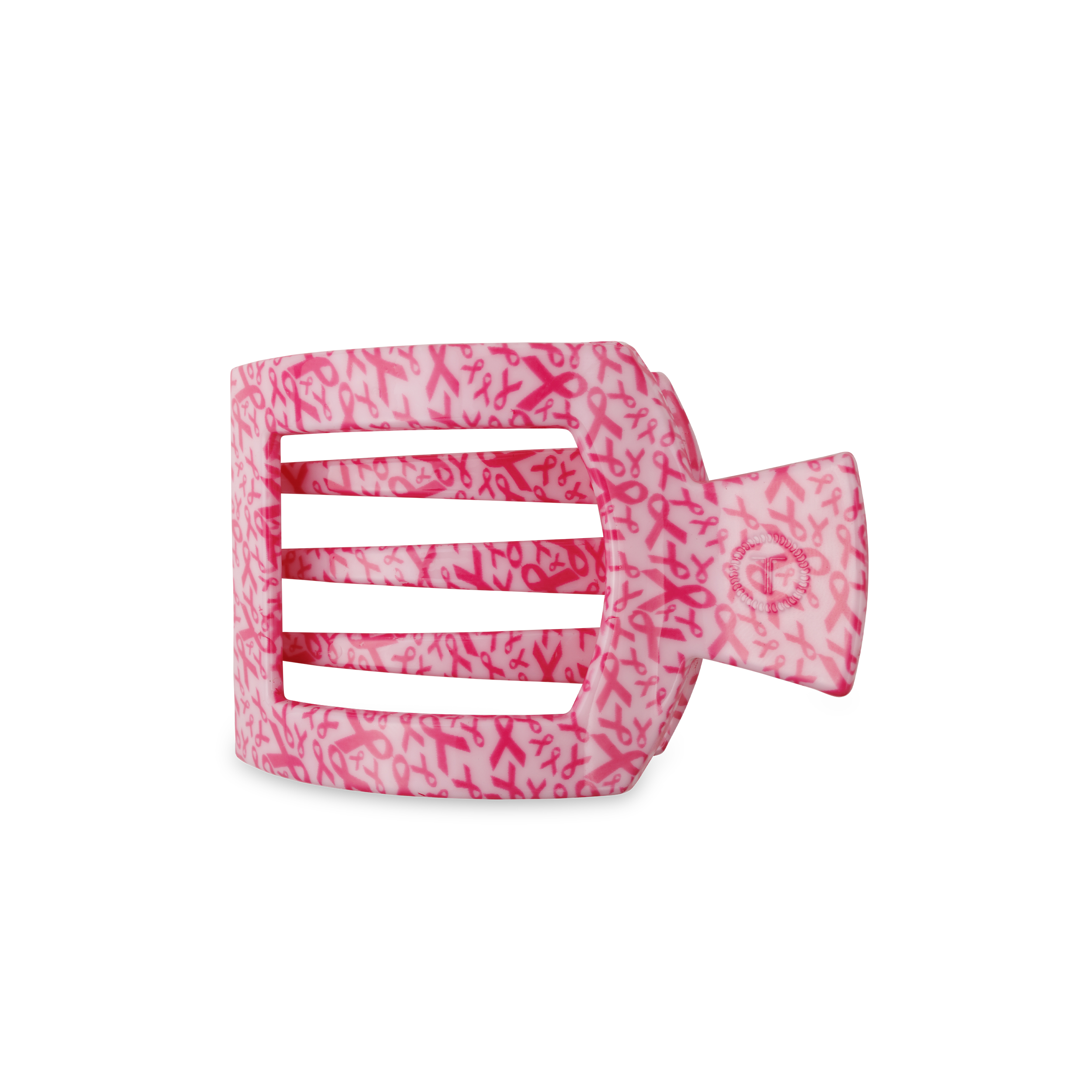 Flat Square Hair Clip | Medium | Wrapped in Ribbons — squared shape and bendable teeth for a secure yet gentle hold
