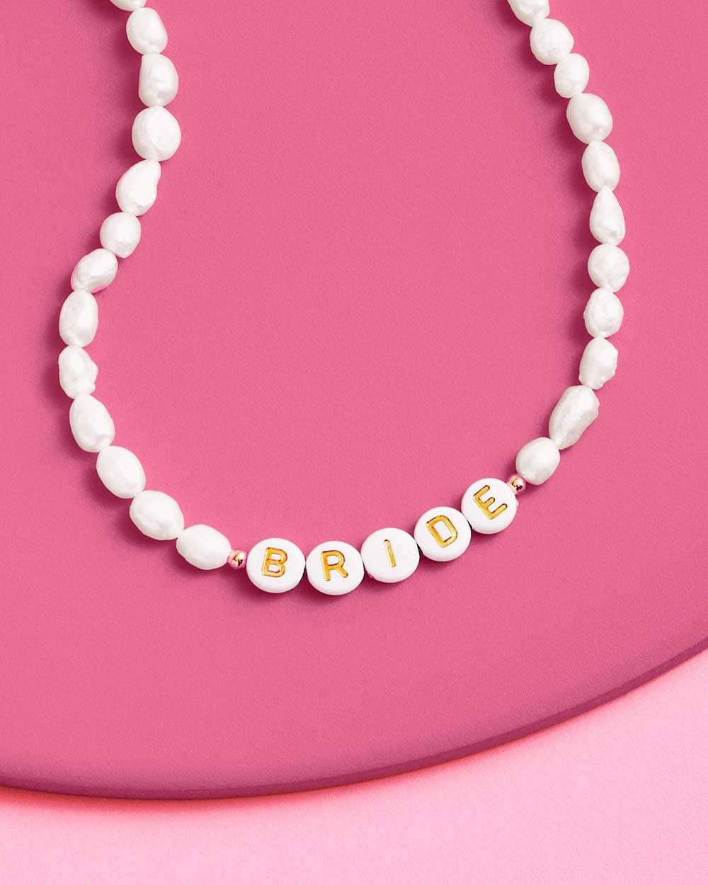 Bridal Pearl Beaded Necklace