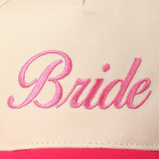 Bride Text Embroidery Two-Tone Trucker Hat
