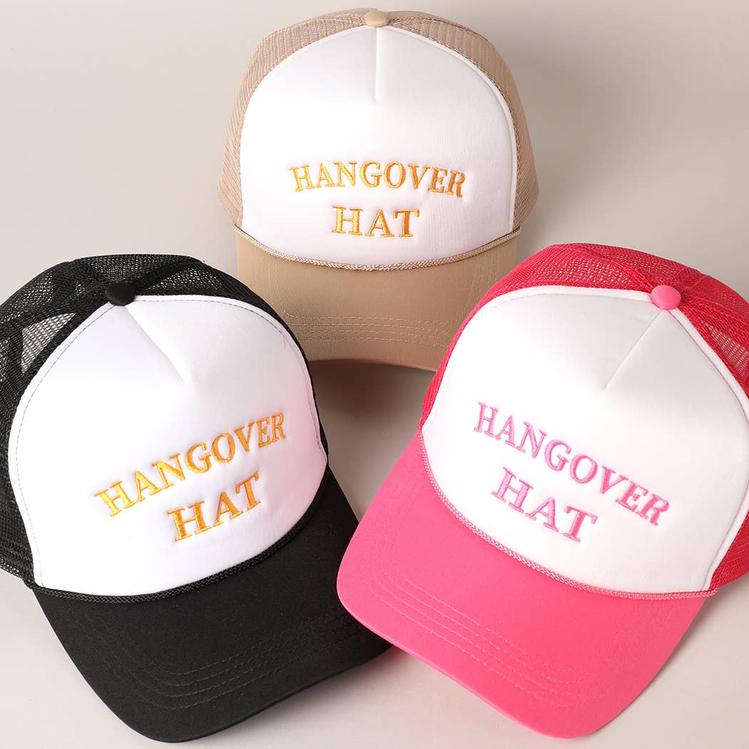 Hangover Hat Embroidered