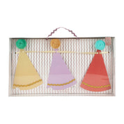 Put On Your Party Hat Reusable Party Garland showing lightweight