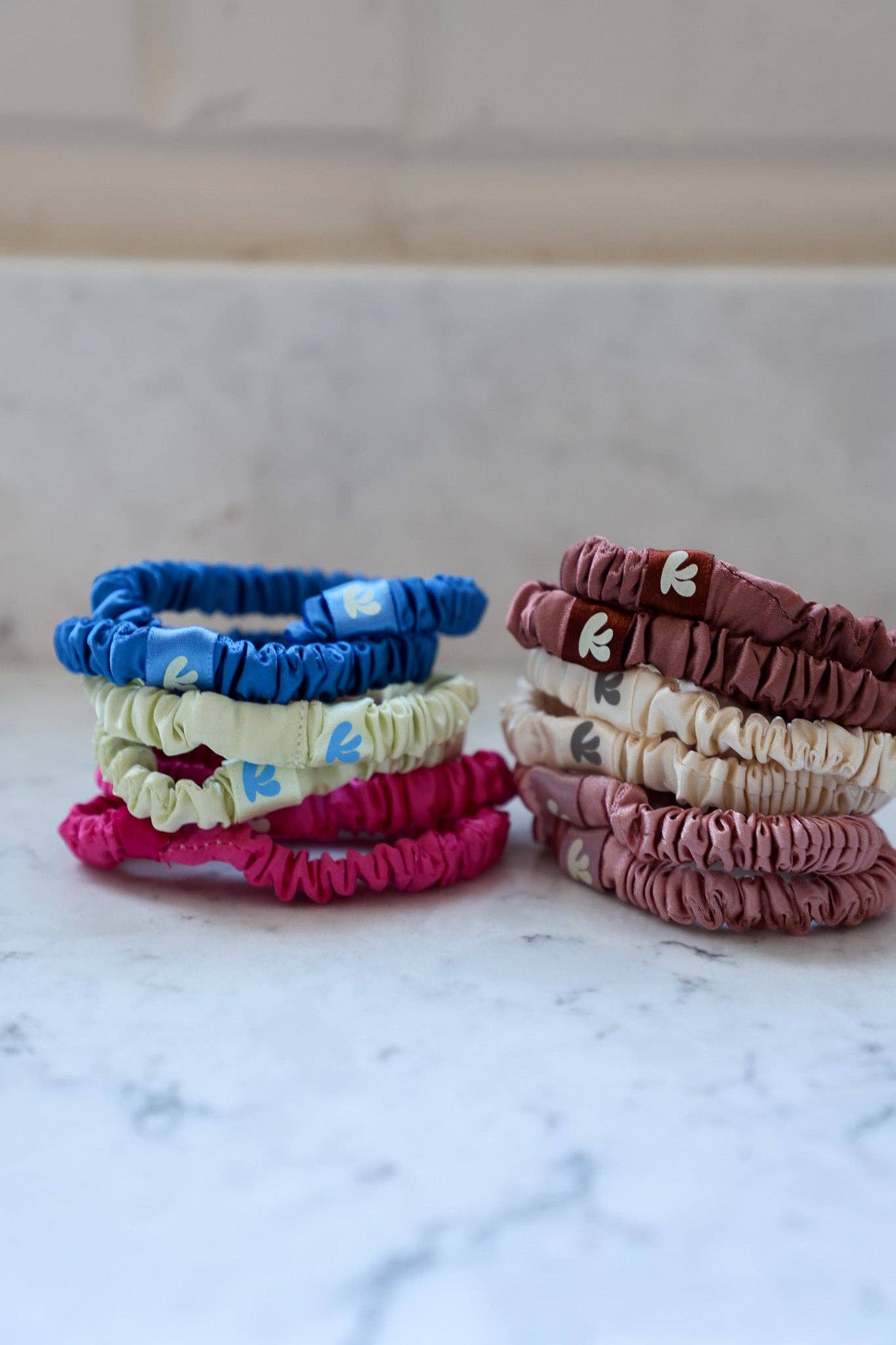 Skinny Satin Scrunchie Set