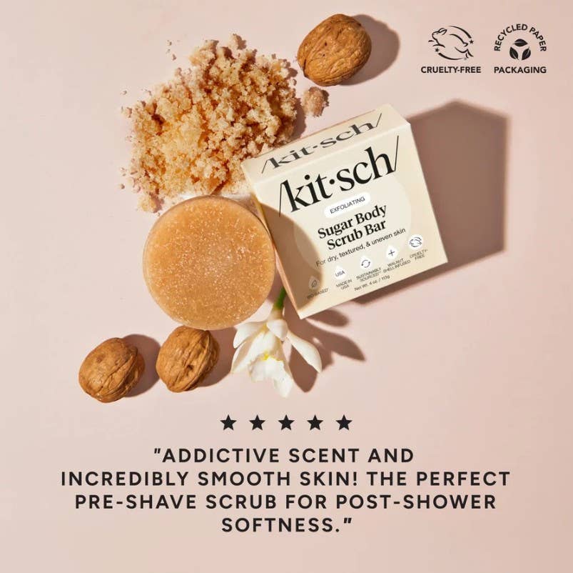 Orange Exfoliating Sugar Body Scrub Bar