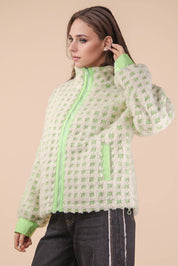 Cream & Lime Fleece