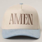 Blue Denim Amen Hat