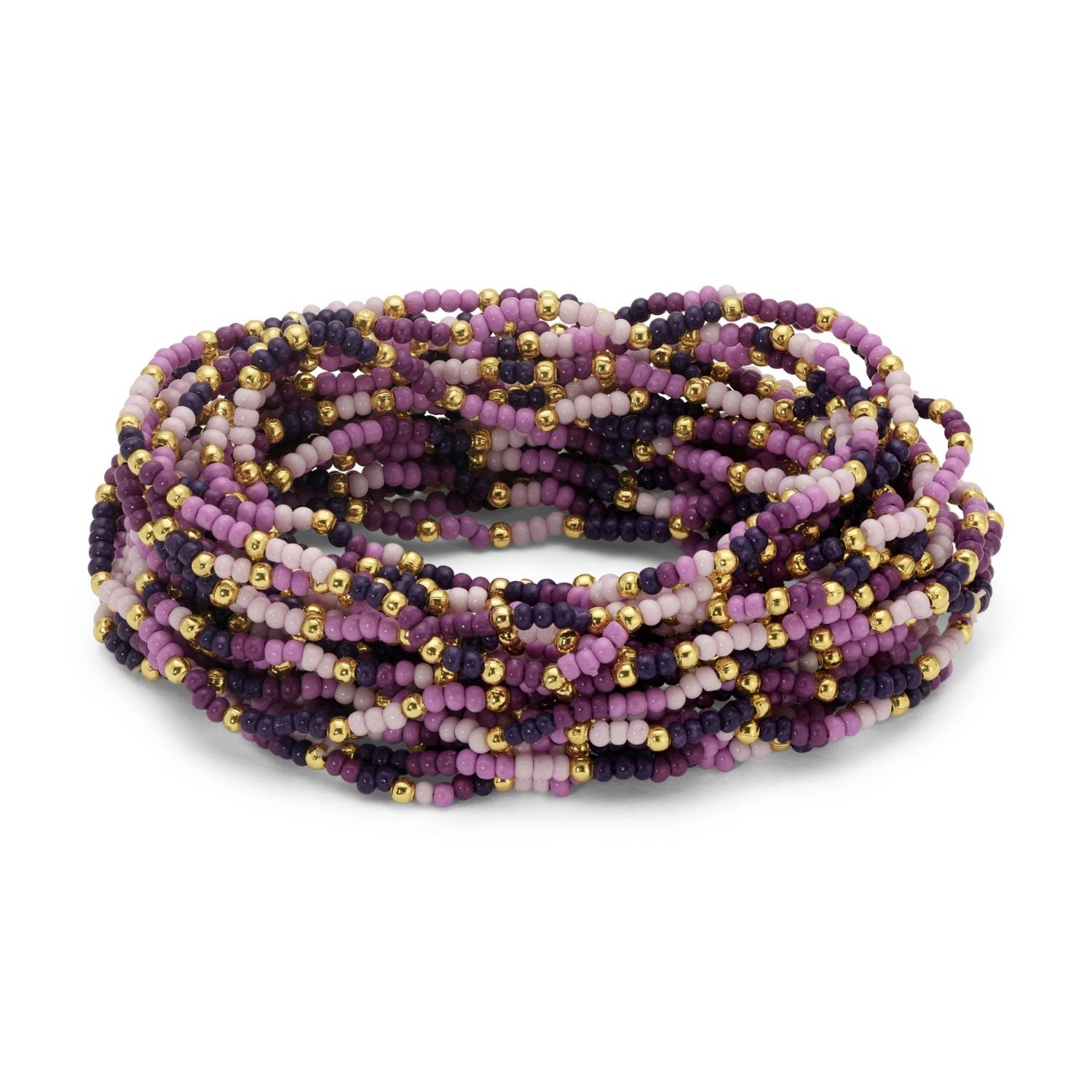 Assorted 2mm Stretch Seed Bead Bracelets