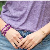 Stretch Seed Bead Solid GAME DAY Bracelets