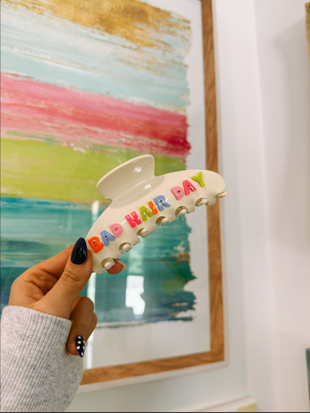 Multicolor Bad Hair Day Clip