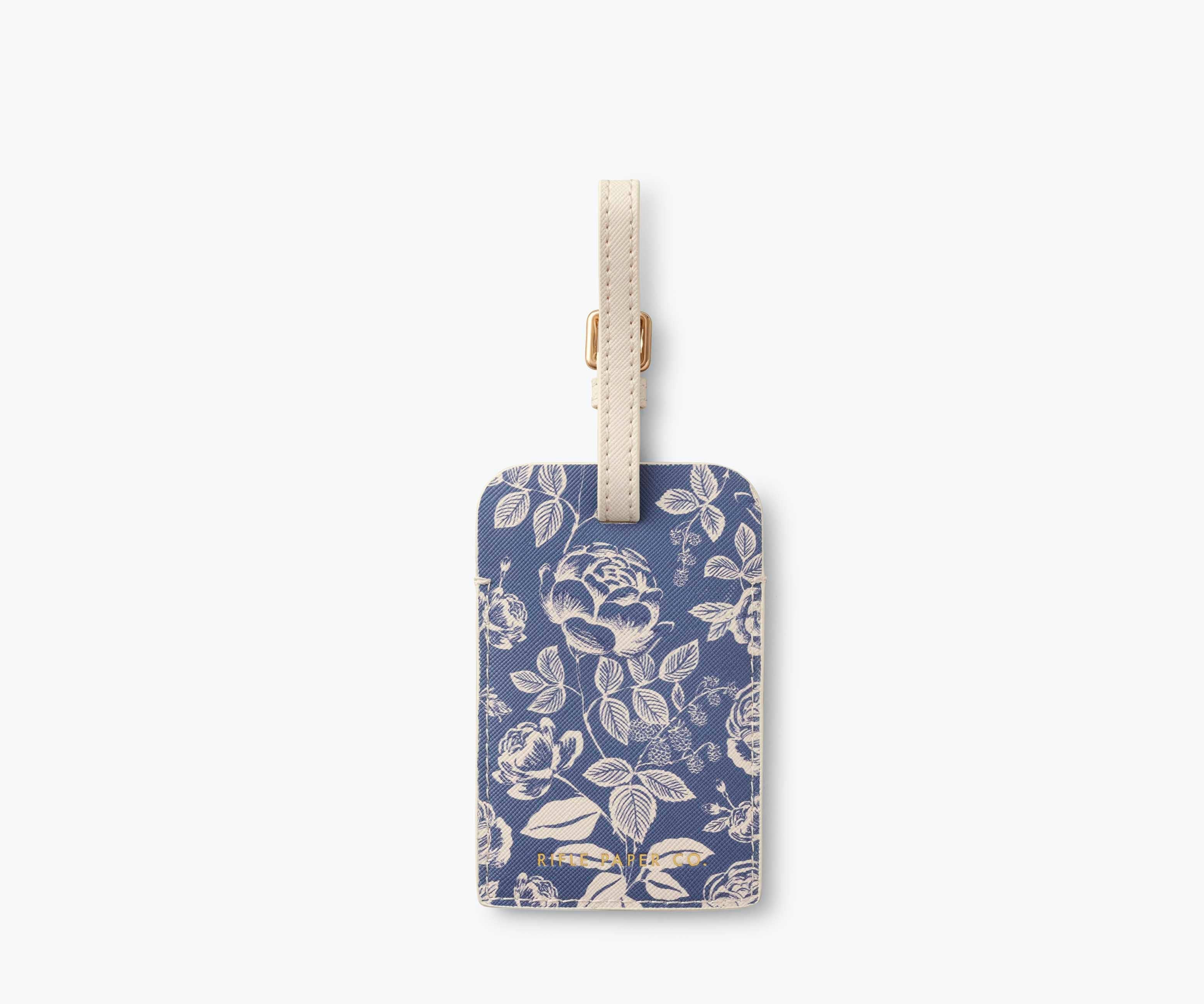 English Rose Passport & Luggage Tag Set