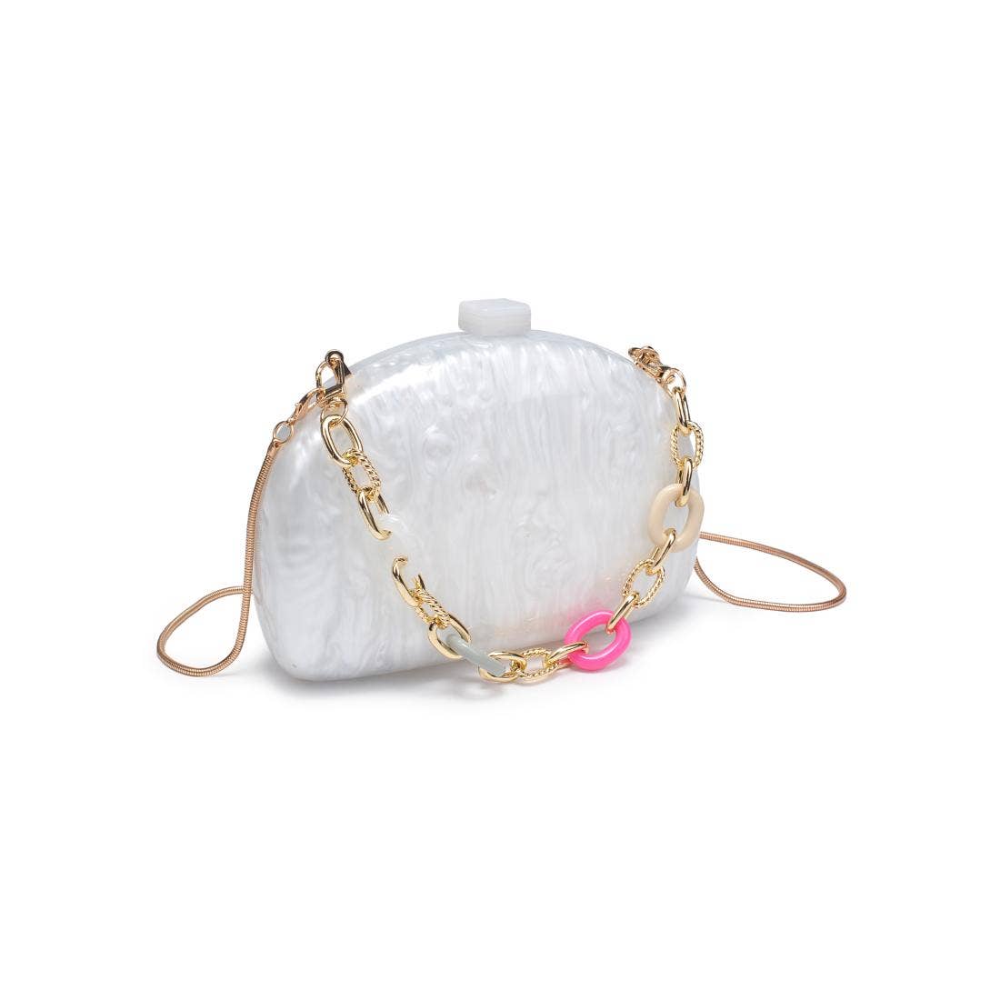 White Morgan Evening Bag