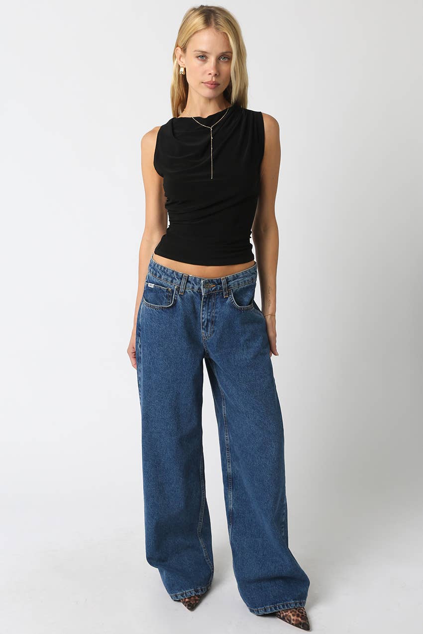 Black Sleeveless Top