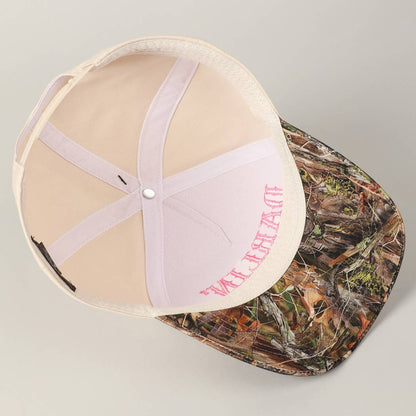 Camo DARLIN' Embroidery Trucker Hat