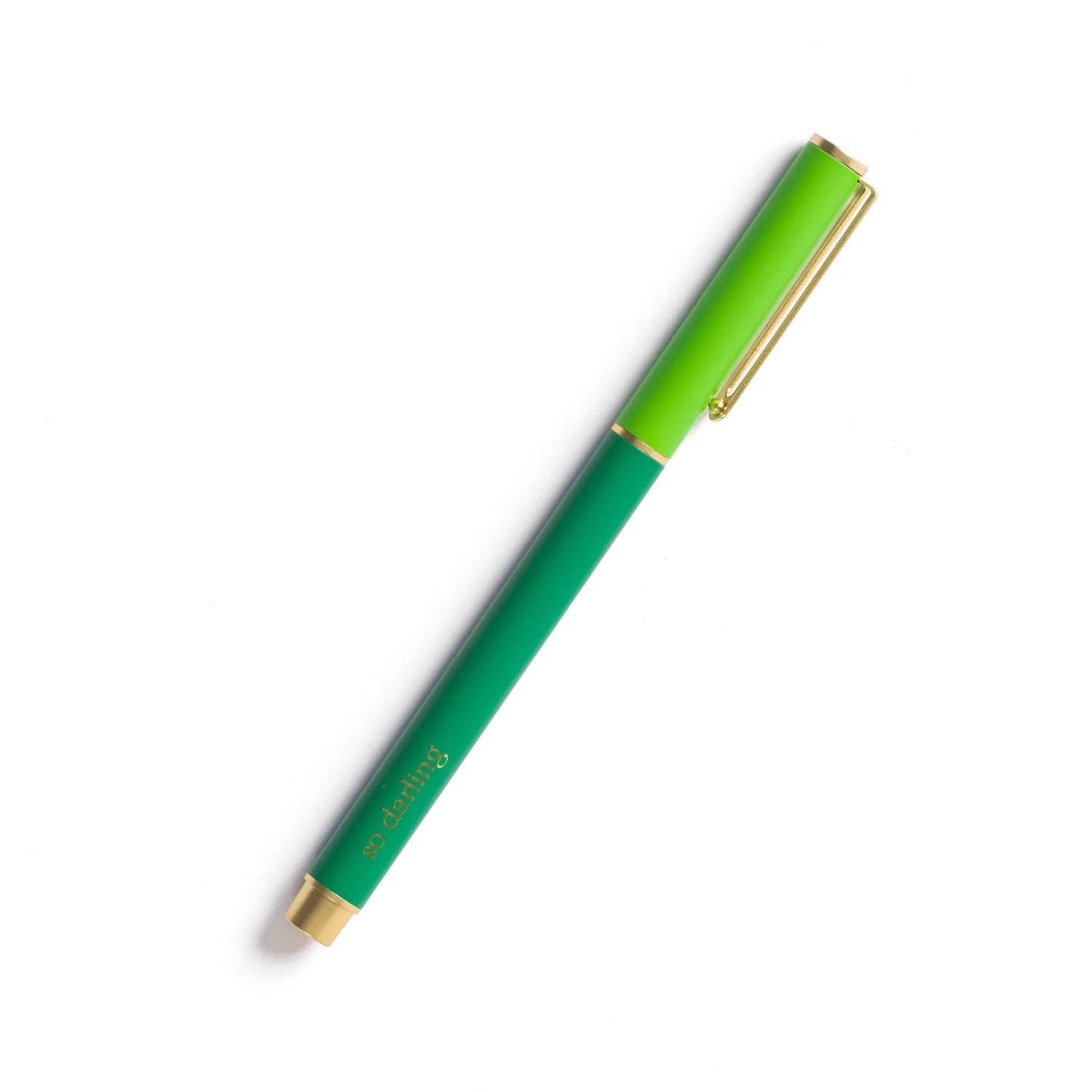 Green Snap Cap Pen
